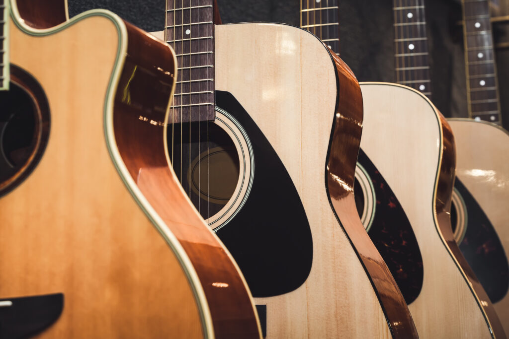 close up guitar dimension